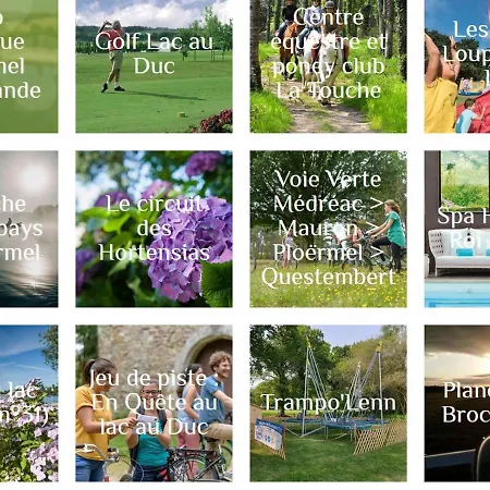Hébergement de vacances Yvel Au Pied Du Au Duc, Son Golf Et Sa Base Nautique *